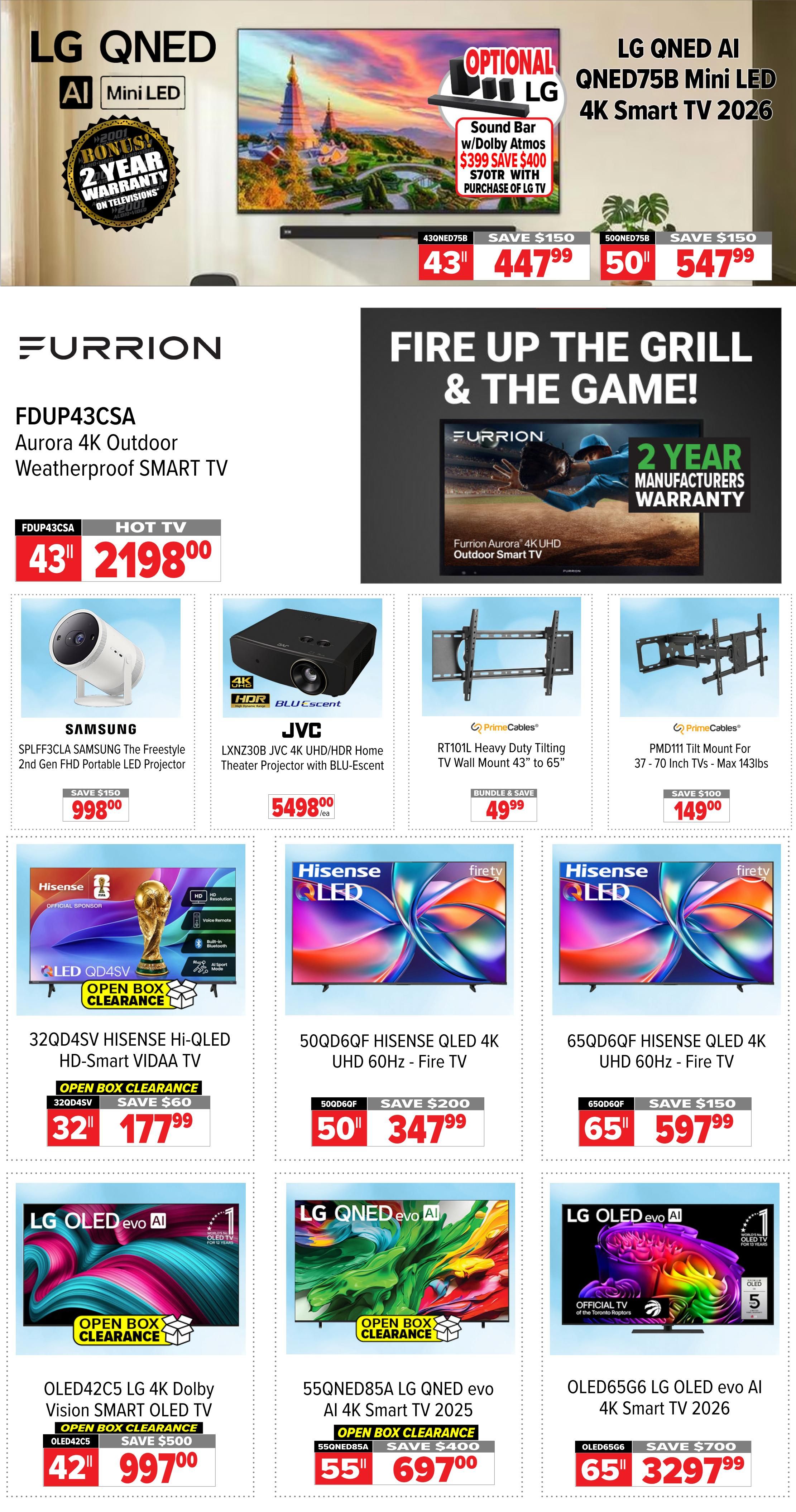 2001 Audio Video Flyer September 4 to 10
