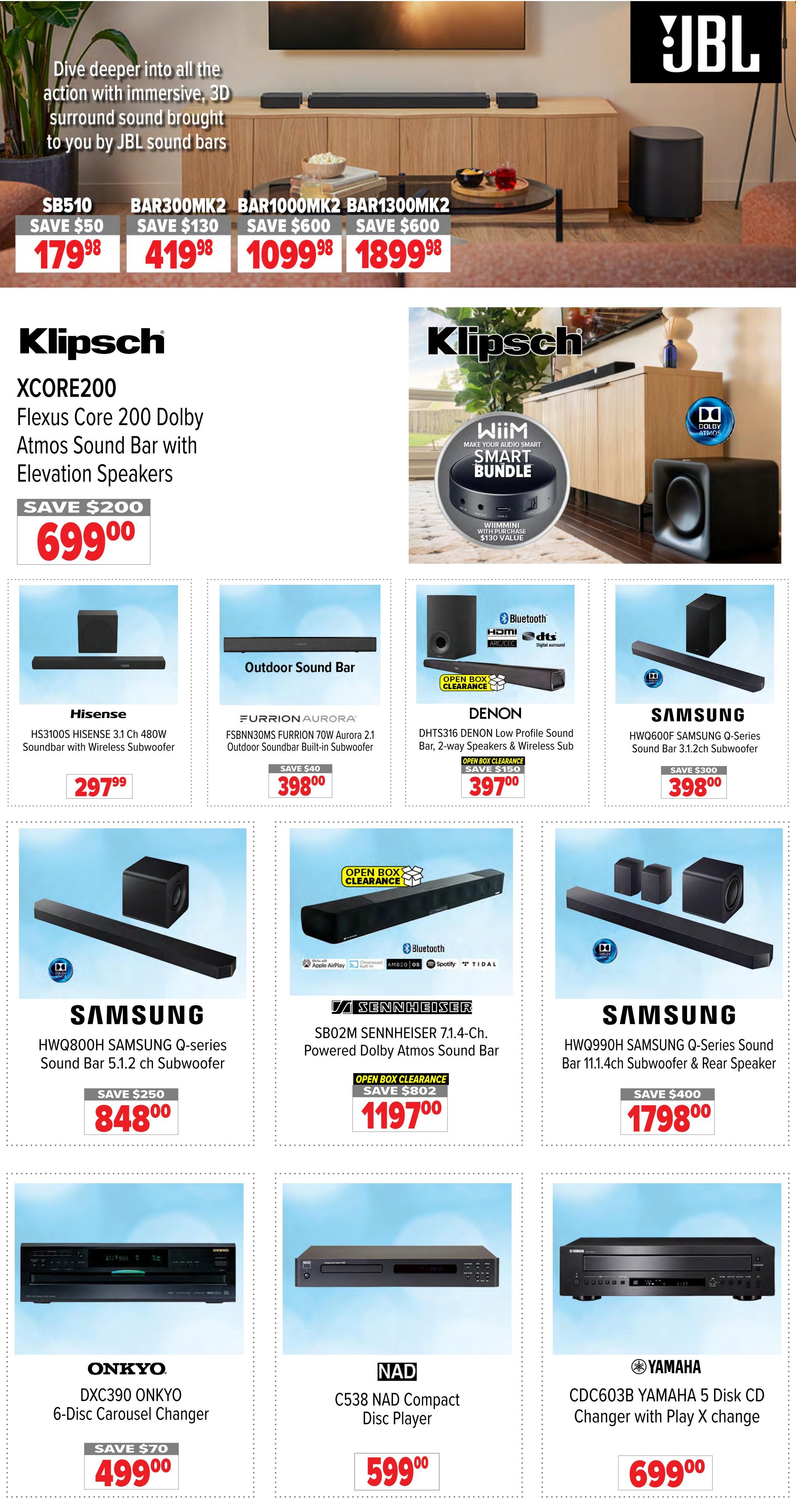 2001 Audio Video Flyer September 4 to 10