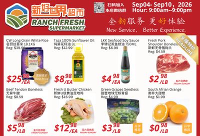Ranch Fresh Supermarket Flyer September 4 to 10