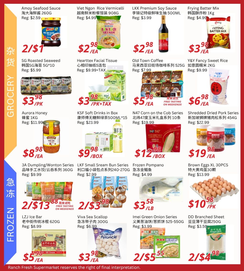 Ranch Fresh Supermarket Flyer September 4 to 10