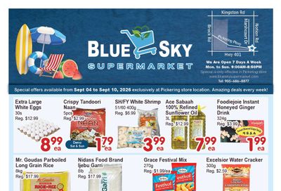 Blue Sky Supermarket (Pickering) Flyer September 4 to 10 