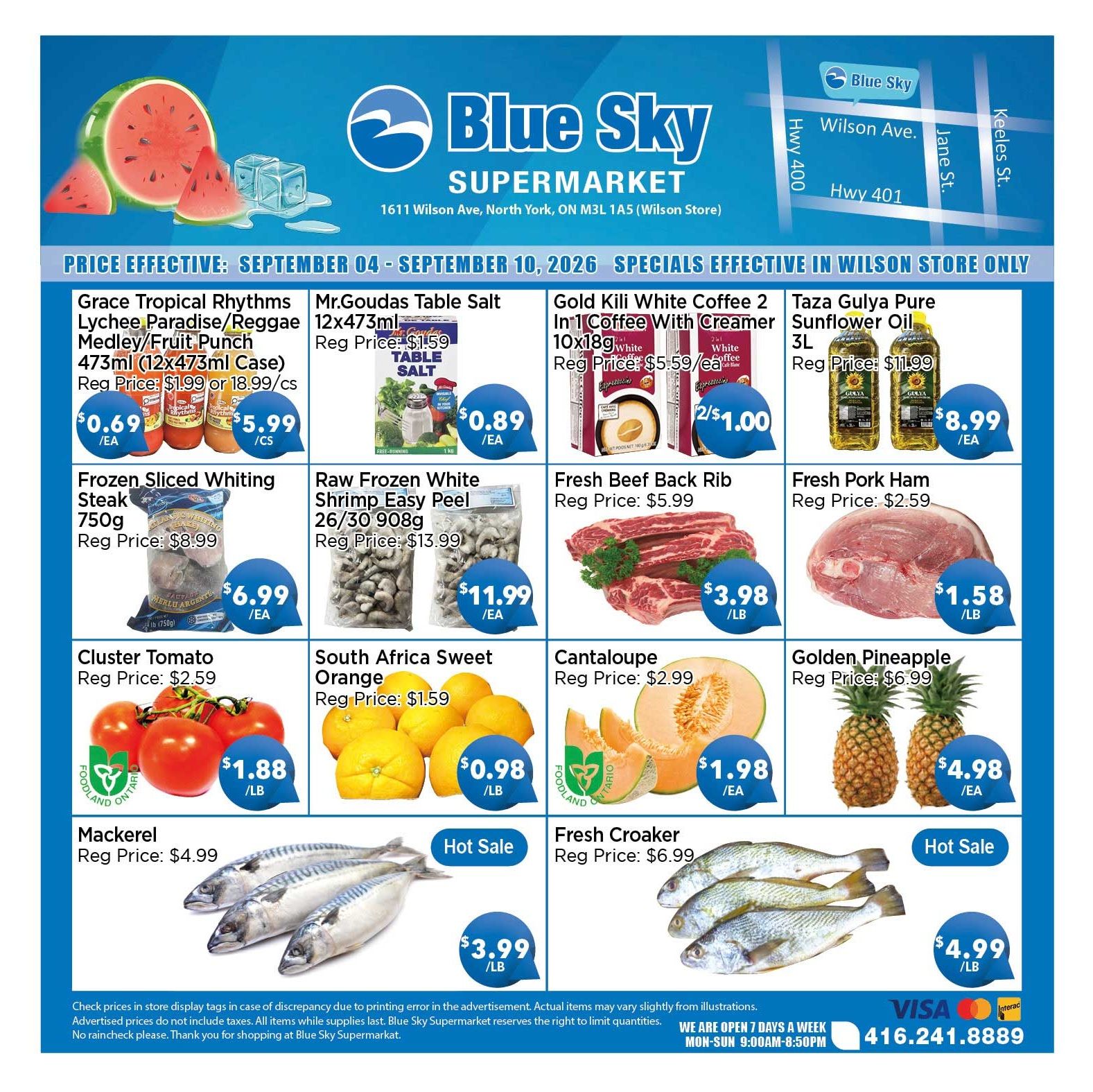 Blue Sky Supermarket (North York) Flyer September 4 to 10