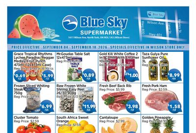 Blue Sky Supermarket (North York) Flyer September 4 to 10