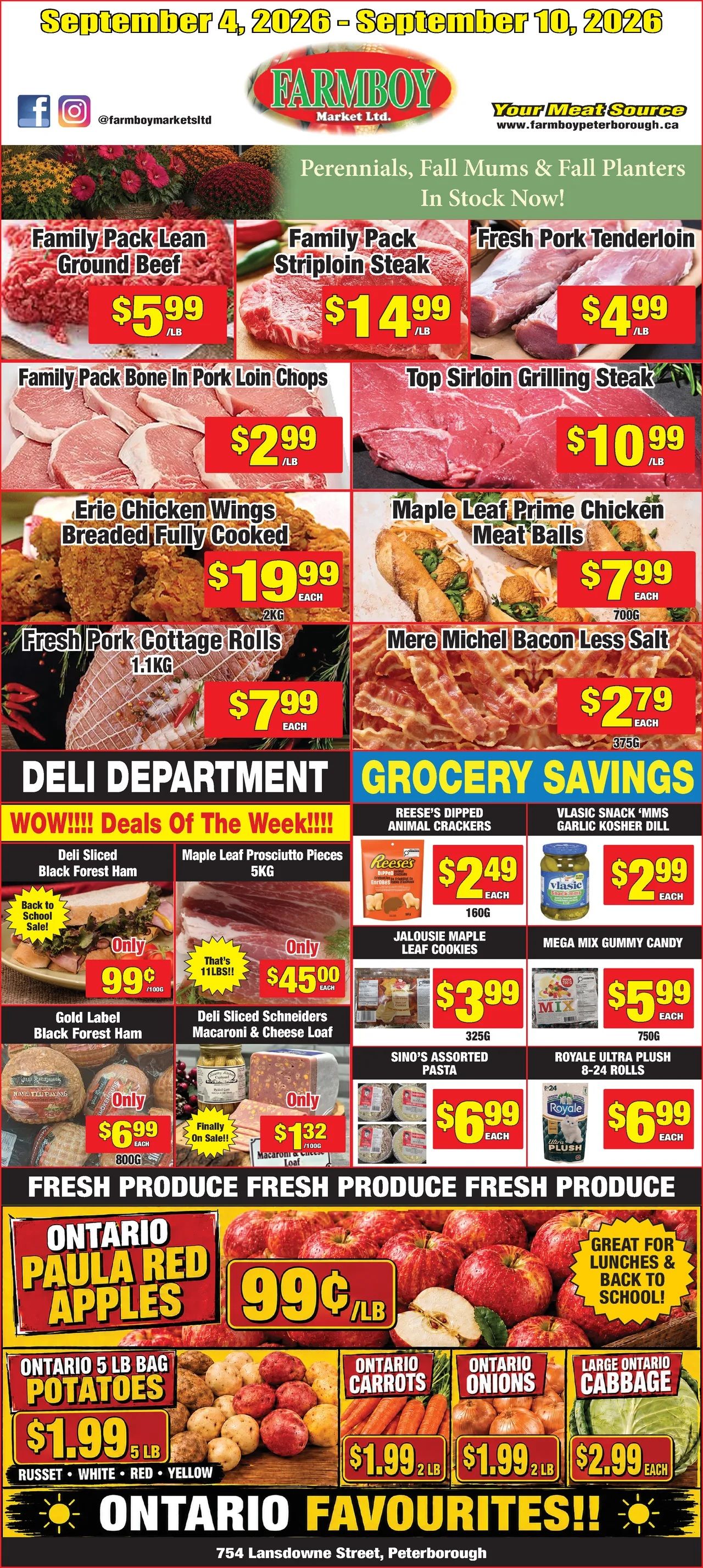 Farmboy Peterborough Flyer September 4 to 10