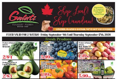 Galati Market Fresh Flyer September 4 to 17