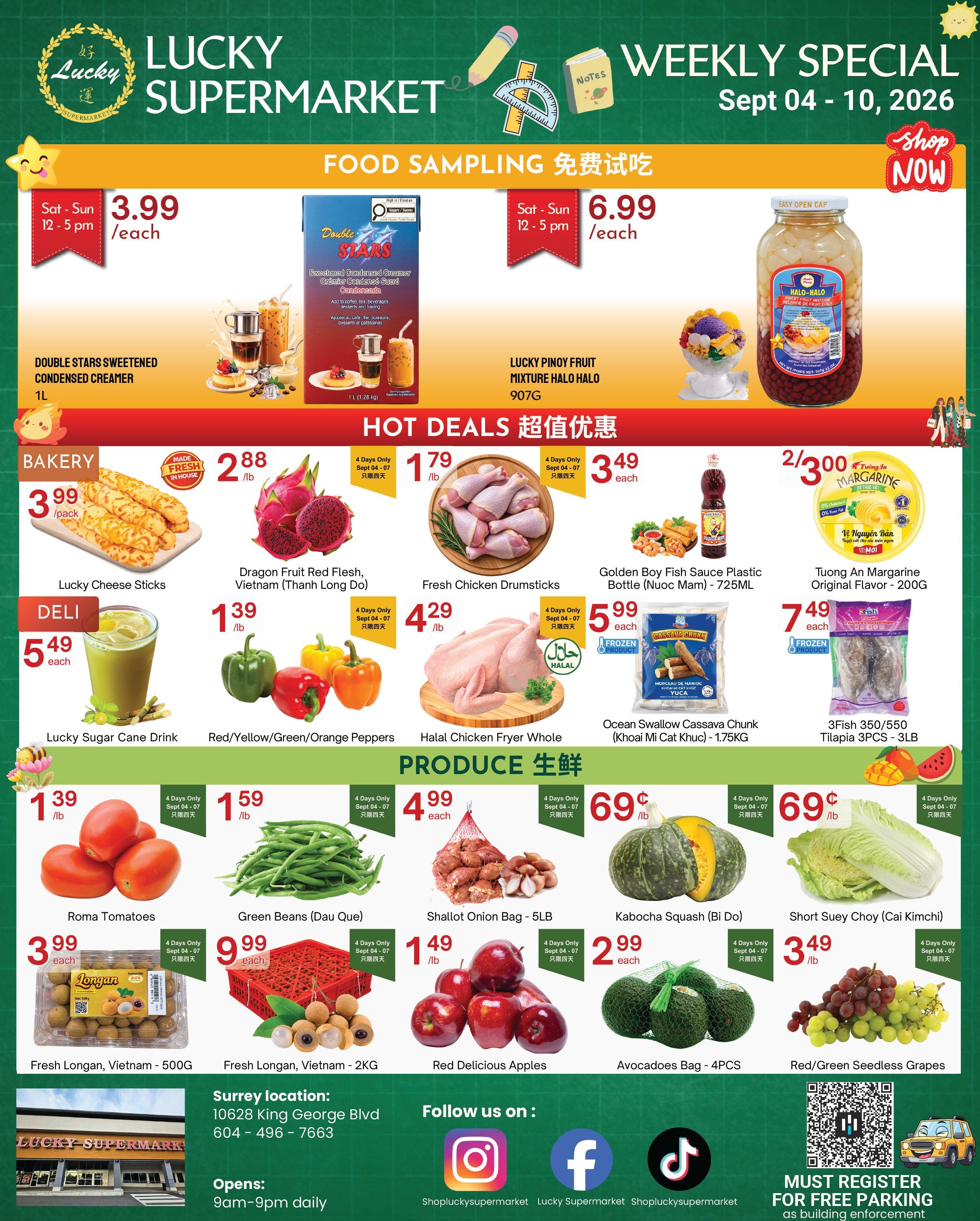 Lucky Supermarket (Surrey) Flyer September 4 to 10