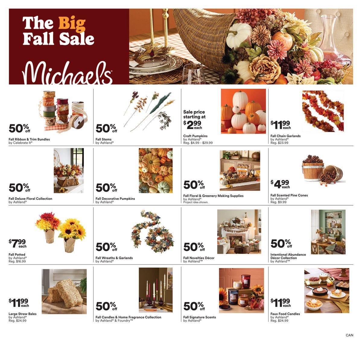 Michael's Flyer September 4 to 10