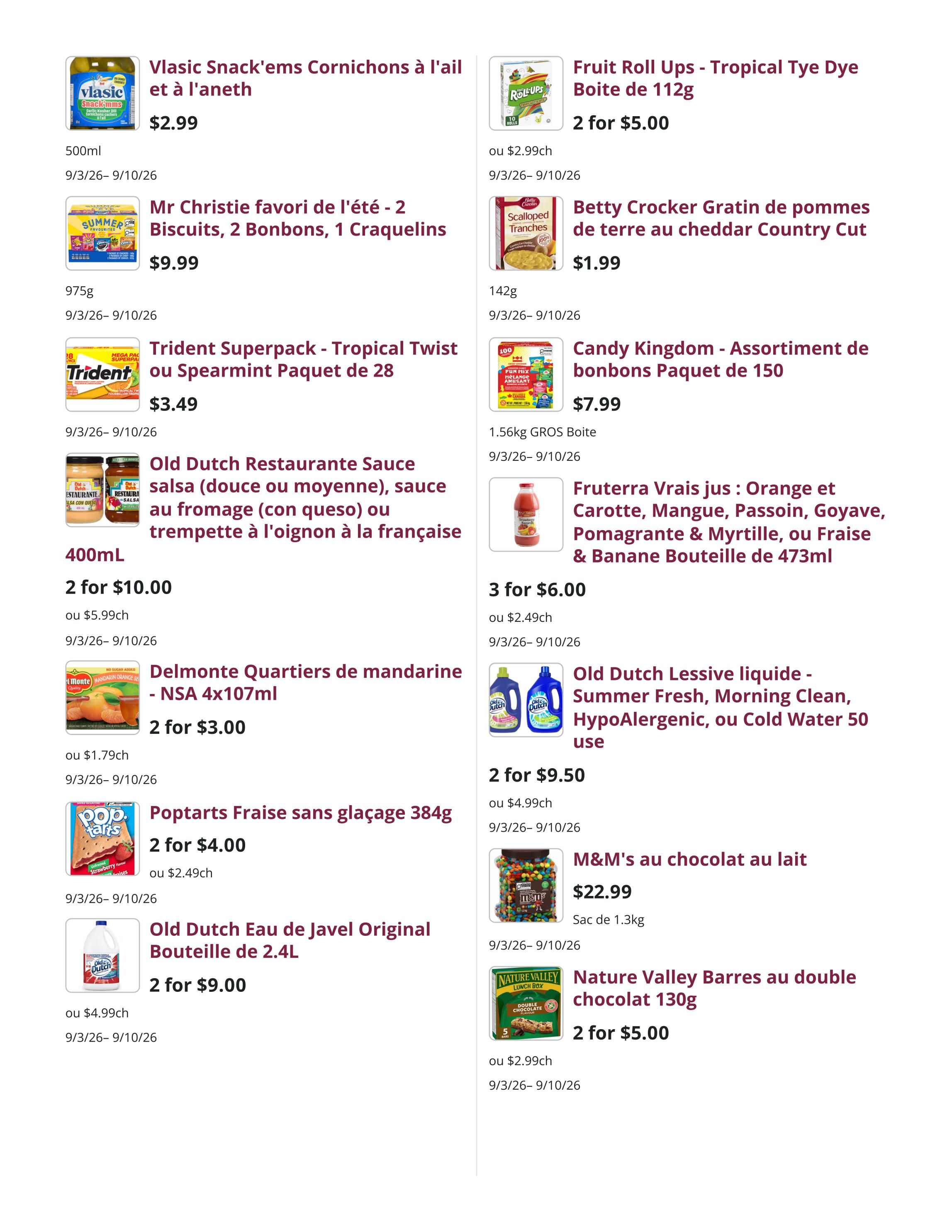 Mike Dean Local Grocer Flyer September 3 to 10