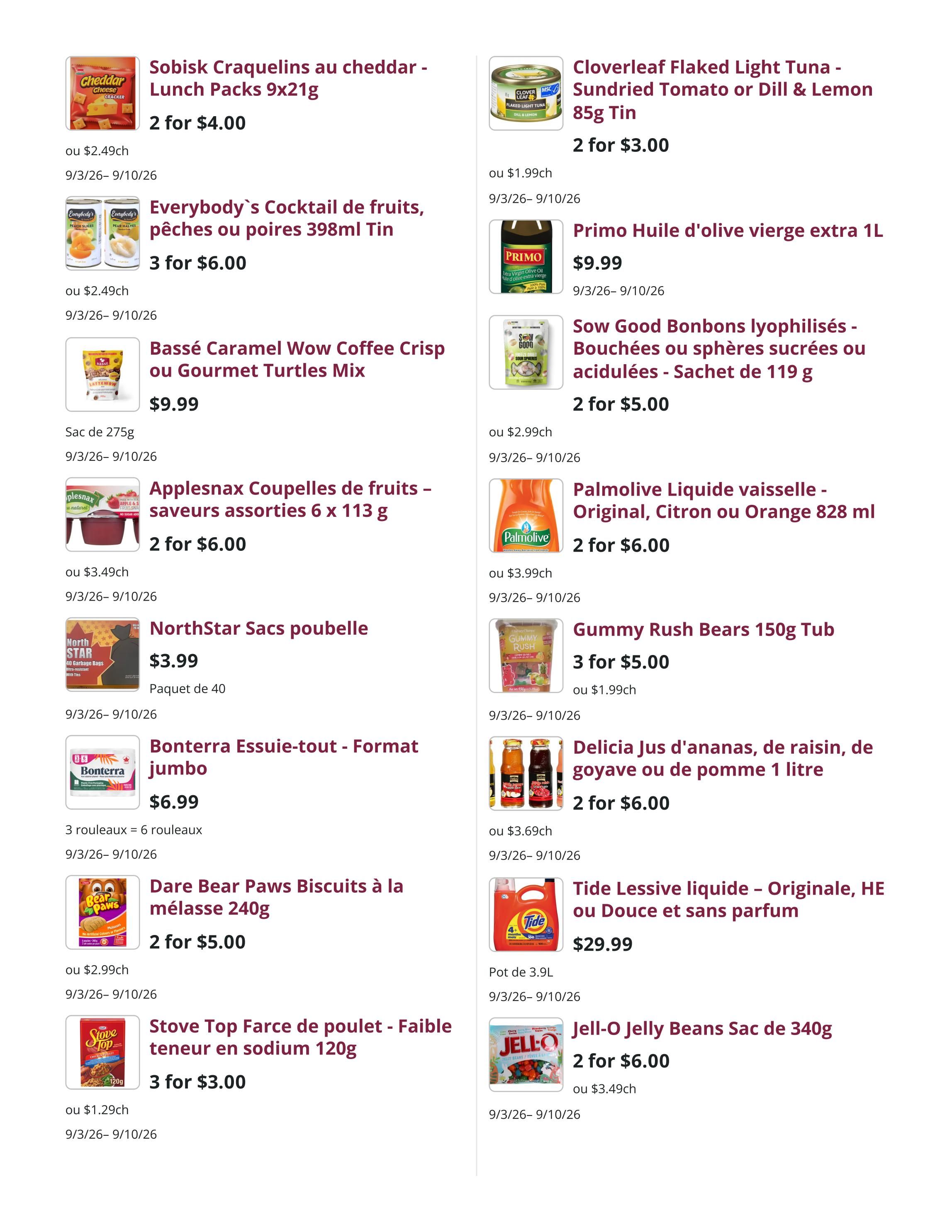 Mike Dean Local Grocer Flyer September 3 to 10