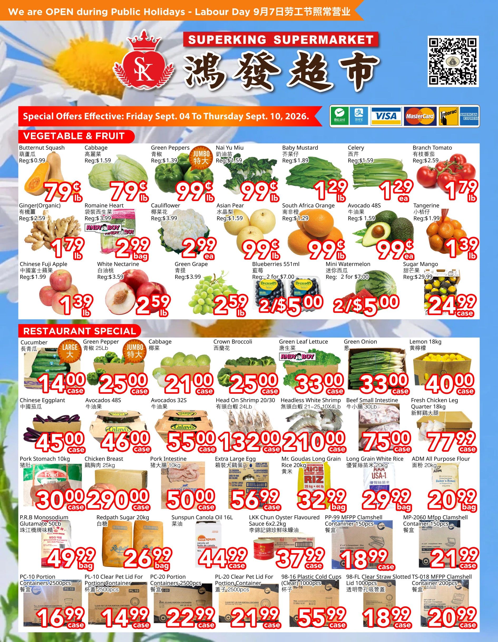 Superking Supermarket (North York) Flyer September 4 to 10