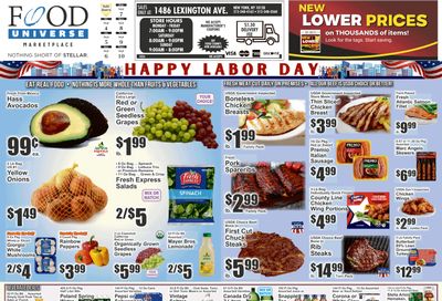 Food Universe (1486 Lexington Ave., New York, NY) Weekly Ad September 4 - 10, 2026