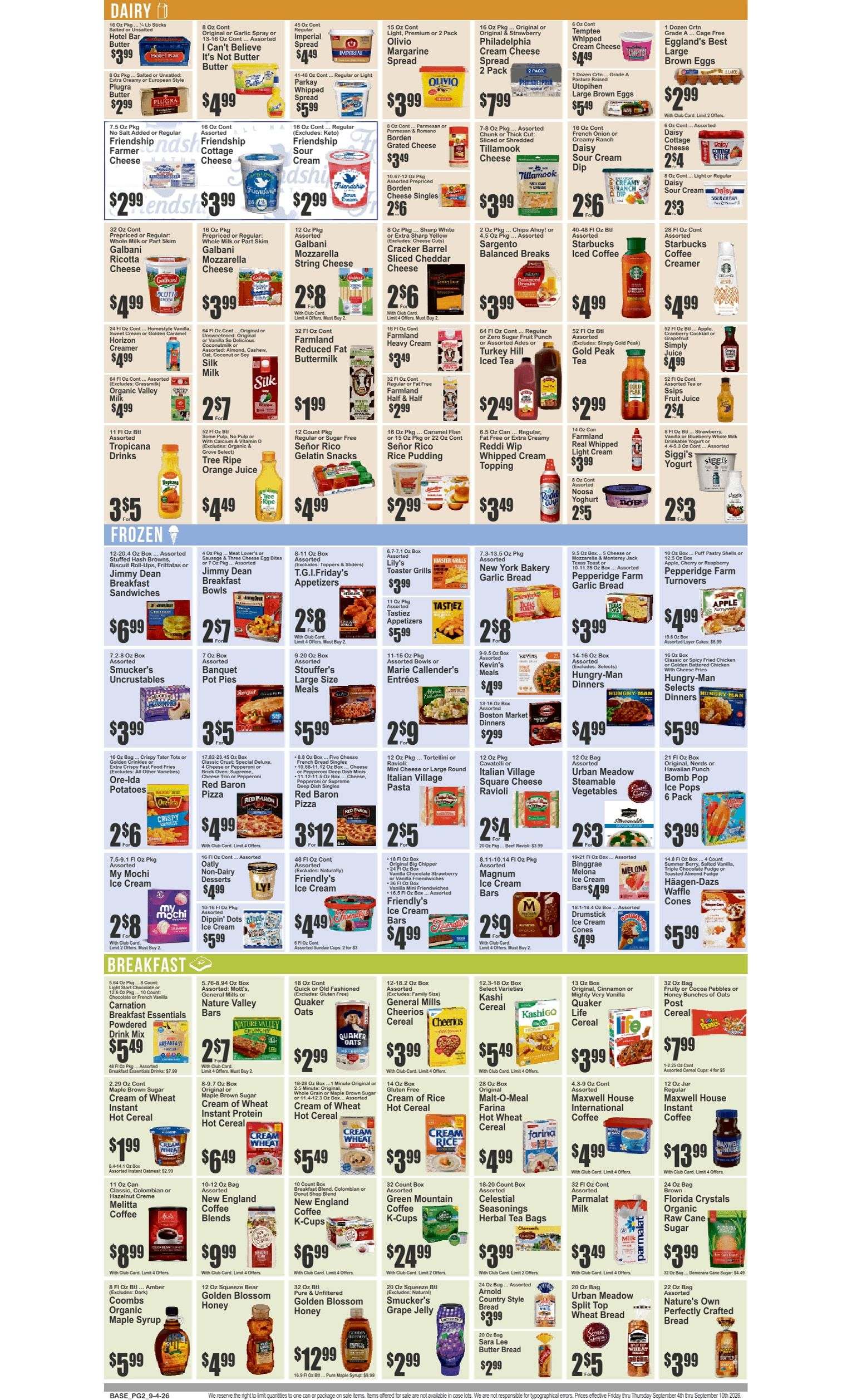 Food Universe (1559 Flatbush Avenue, Brooklyn, NY) Weekly Ad September 4 - 10, 2026