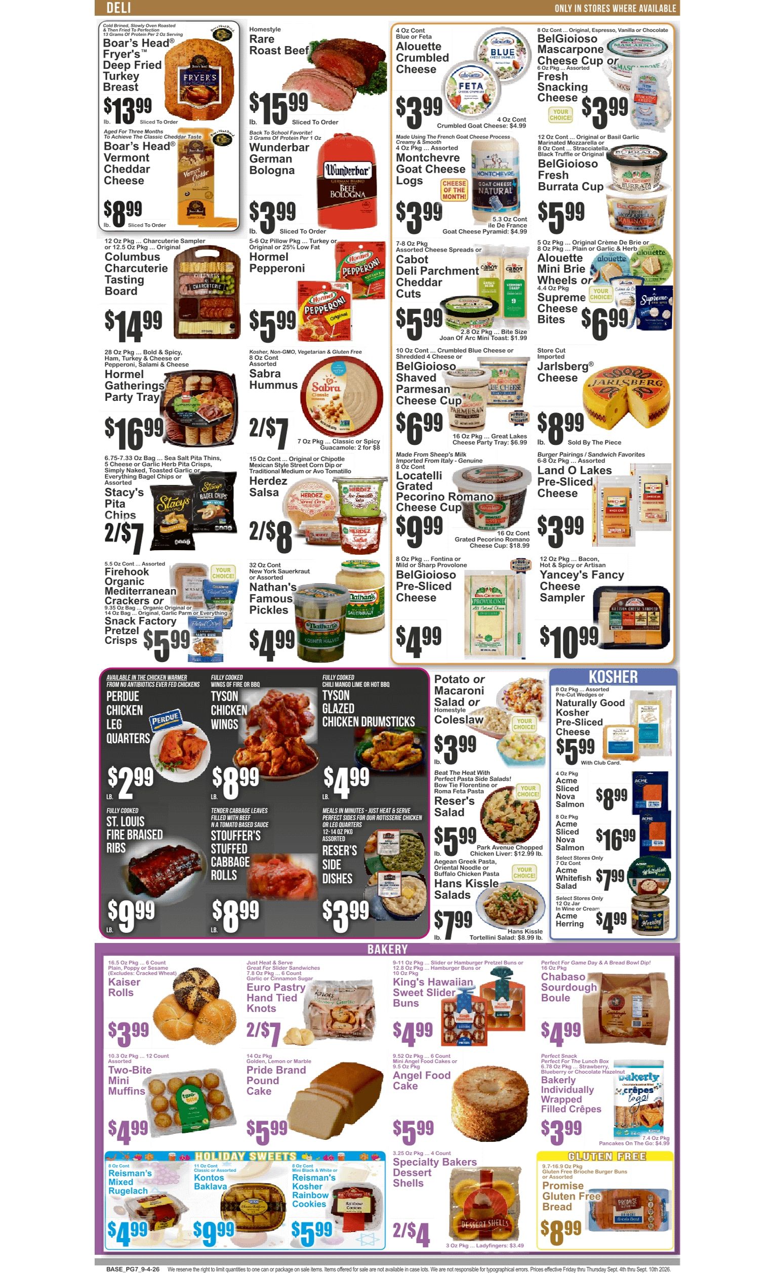 Food Universe (1559 Flatbush Avenue, Brooklyn, NY) Weekly Ad September 4 - 10, 2026