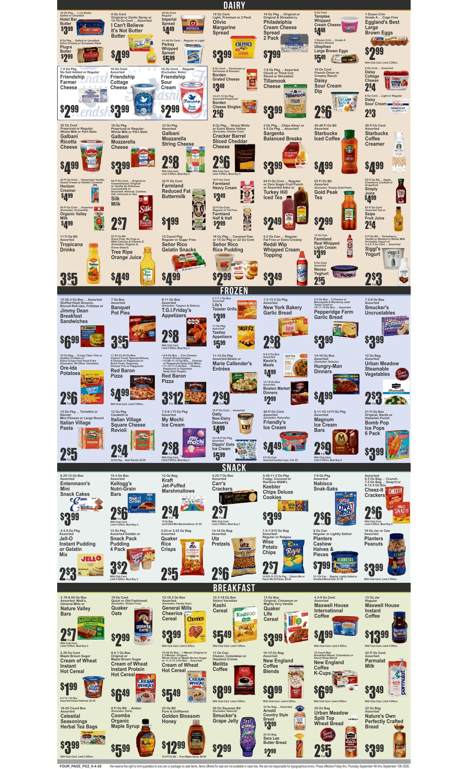 Food Universe (243 Schenactady Ave., Brooklyn, NY) Weekly Ad September 4 - 10, 2026