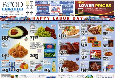 Food Universe (Hazleton, PA) Weekly Ad September 4 - 10, 2026