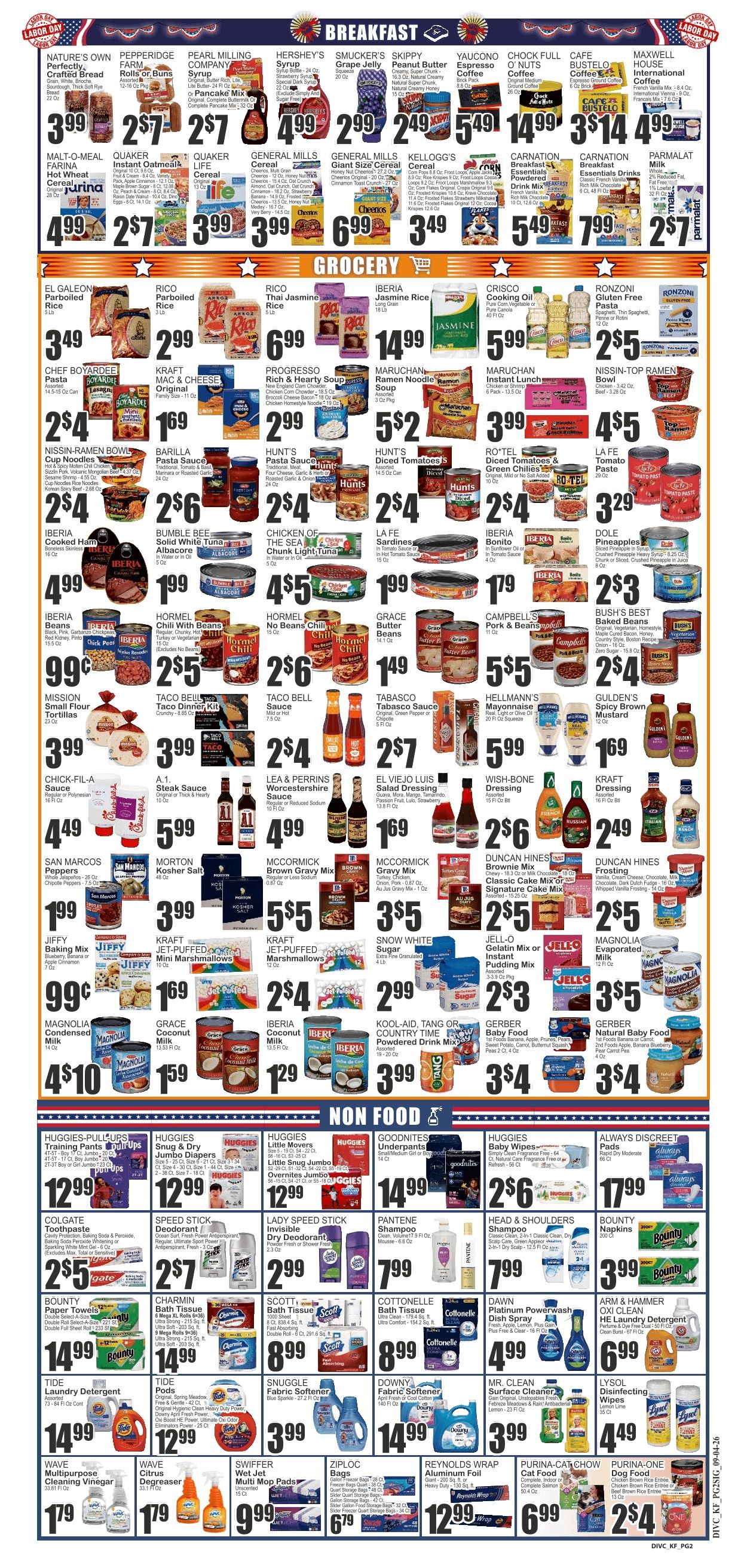 Food Universe (Lakeland, FL) Weekly Ad September 4 - 10, 2026