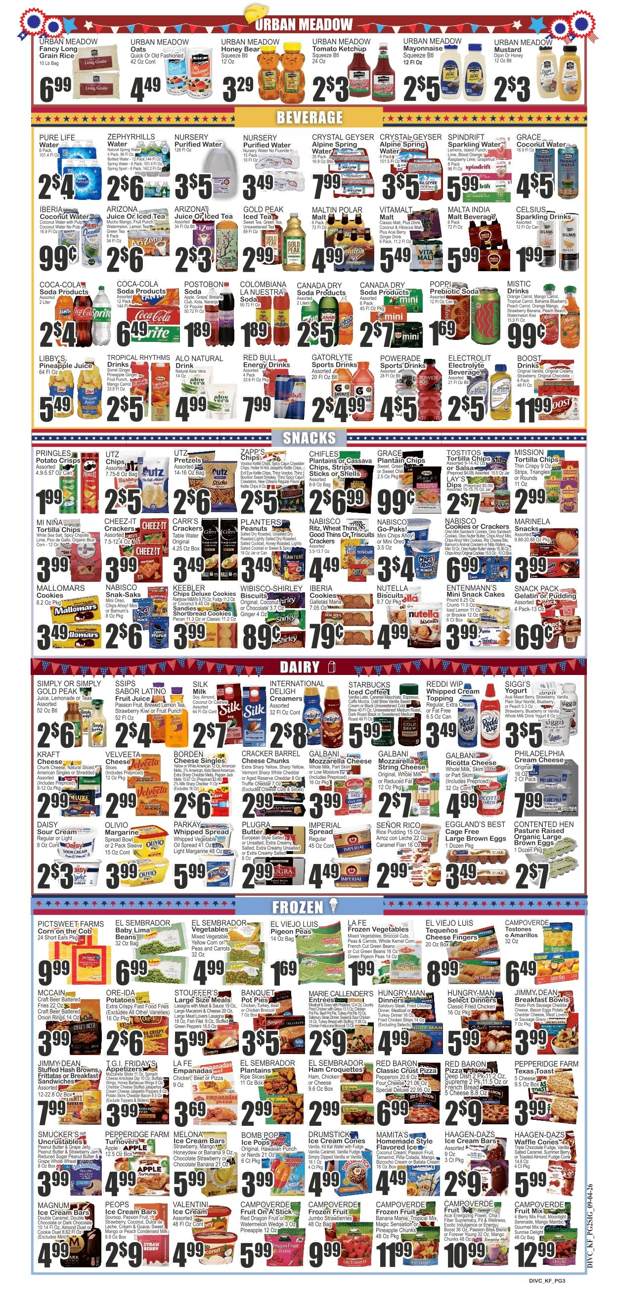 Food Universe (Lakeland, FL) Weekly Ad September 4 - 10, 2026