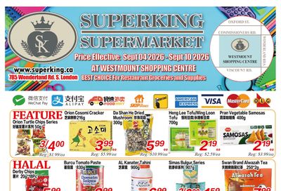 Superking Supermarket (London) Flyer September 4 to 10