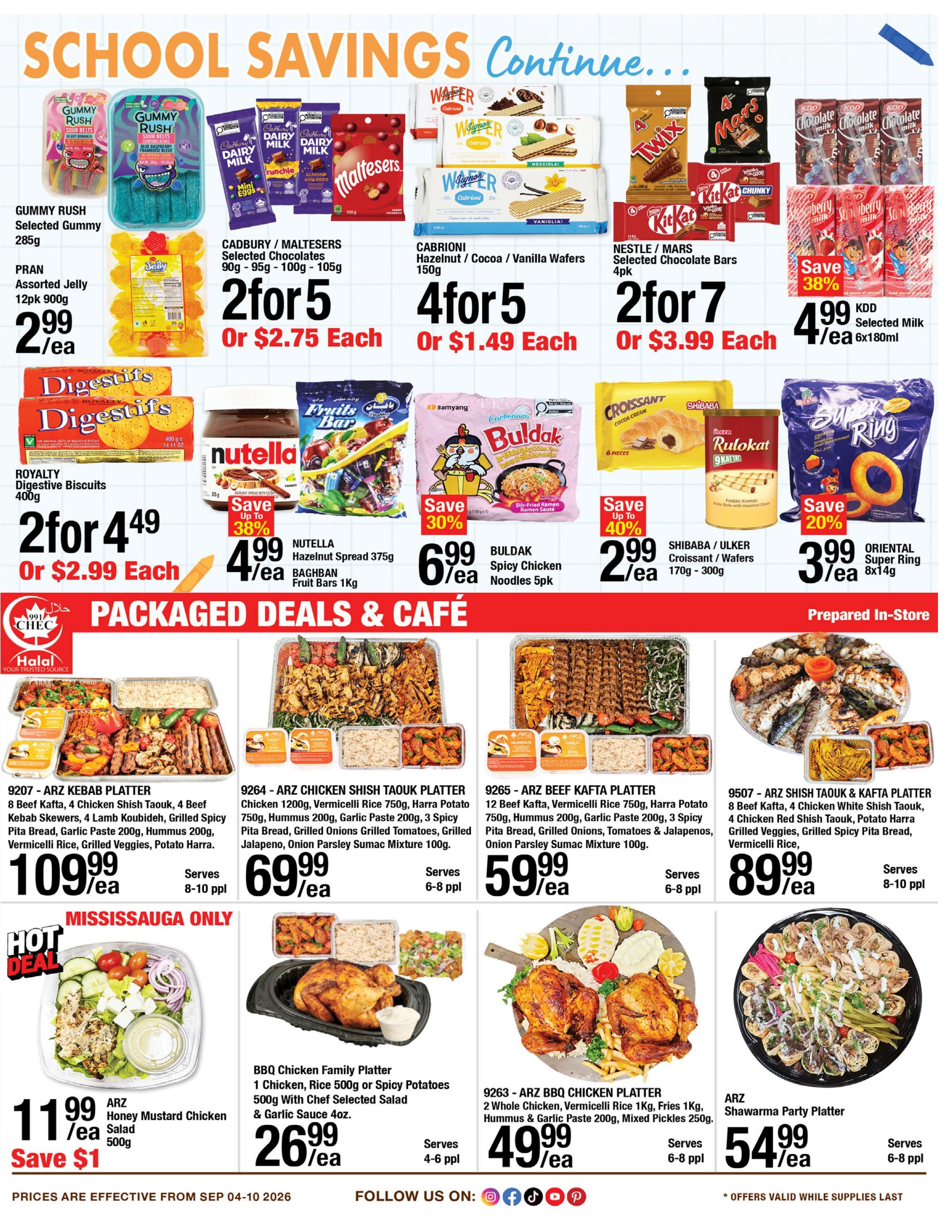 Arz Fine Foods Flyer September 4 to 10