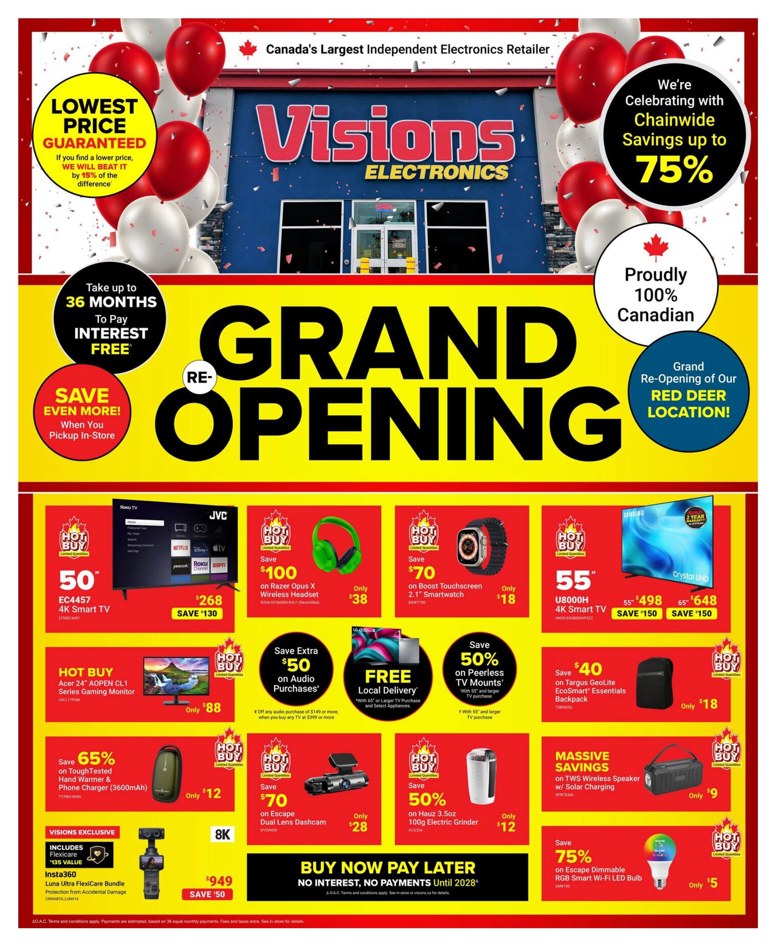 Visions Electronics Flyer September 4 to 10