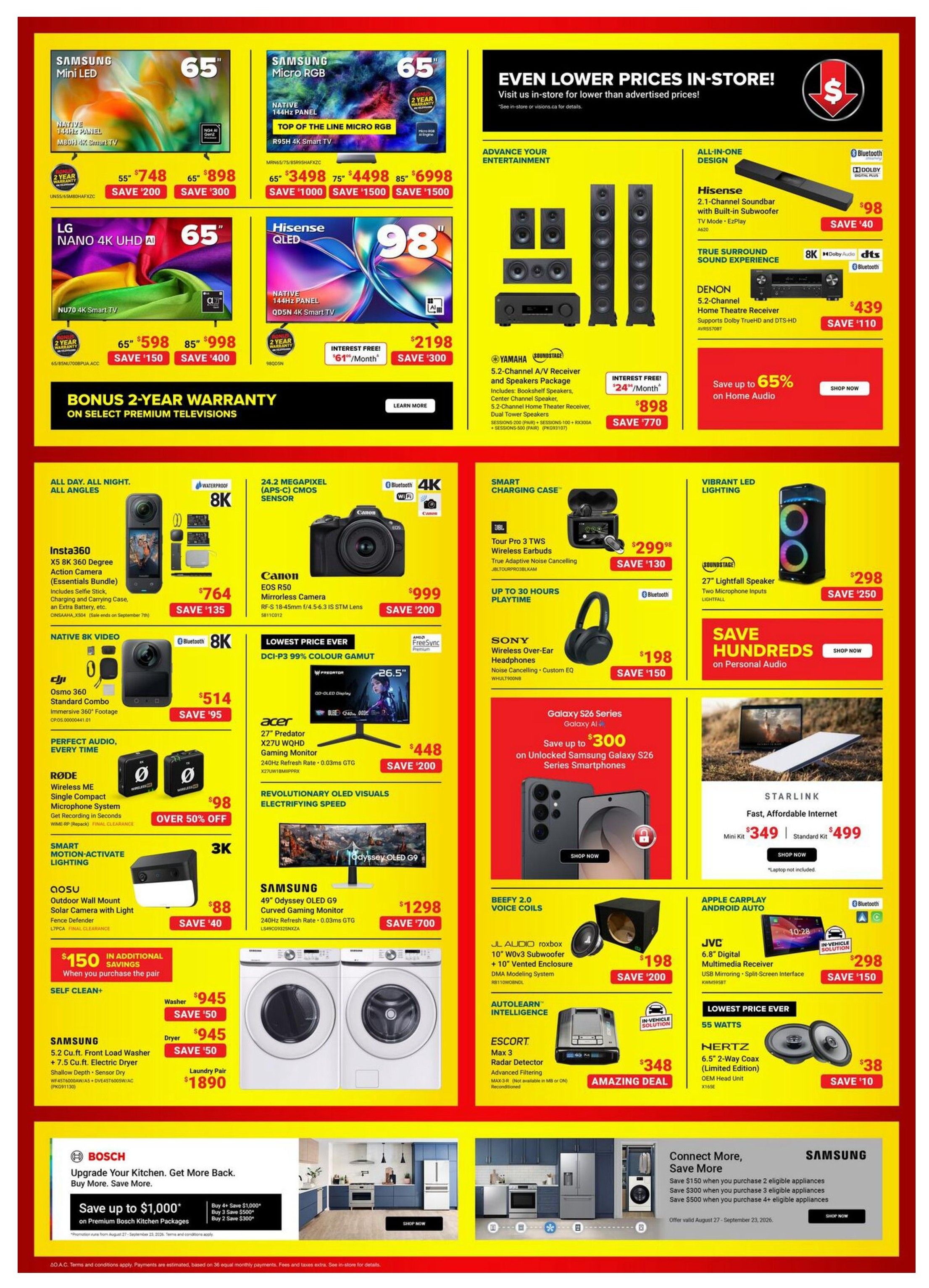 Visions Electronics Flyer September 4 to 10