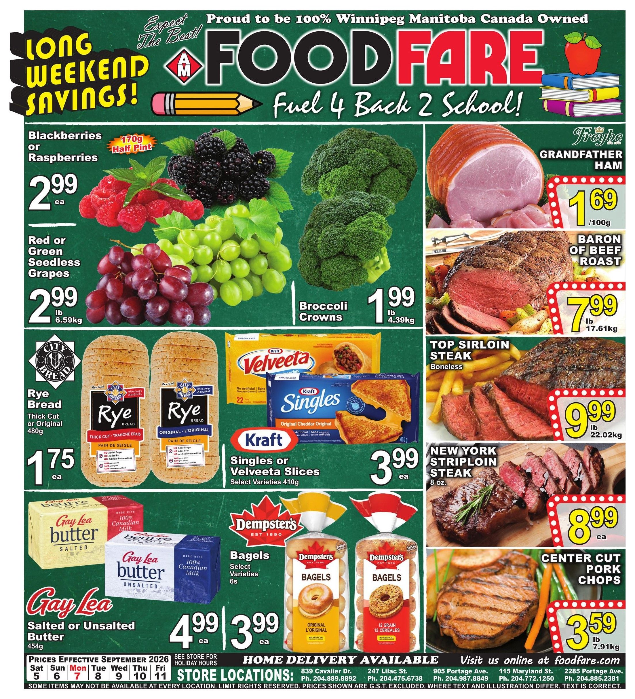 Food Fare Flyer September 5 to 11