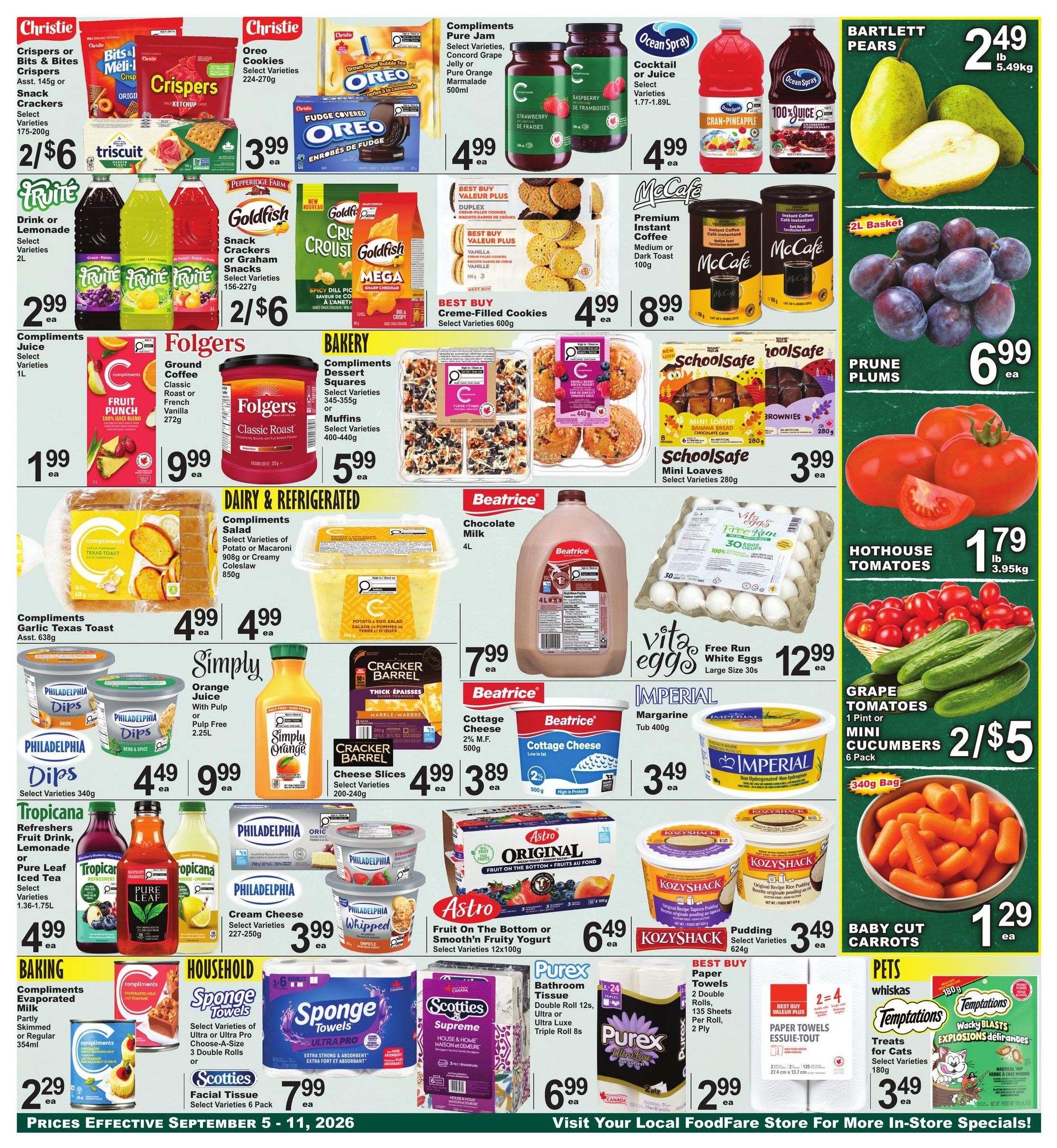 Food Fare Flyer September 5 to 11