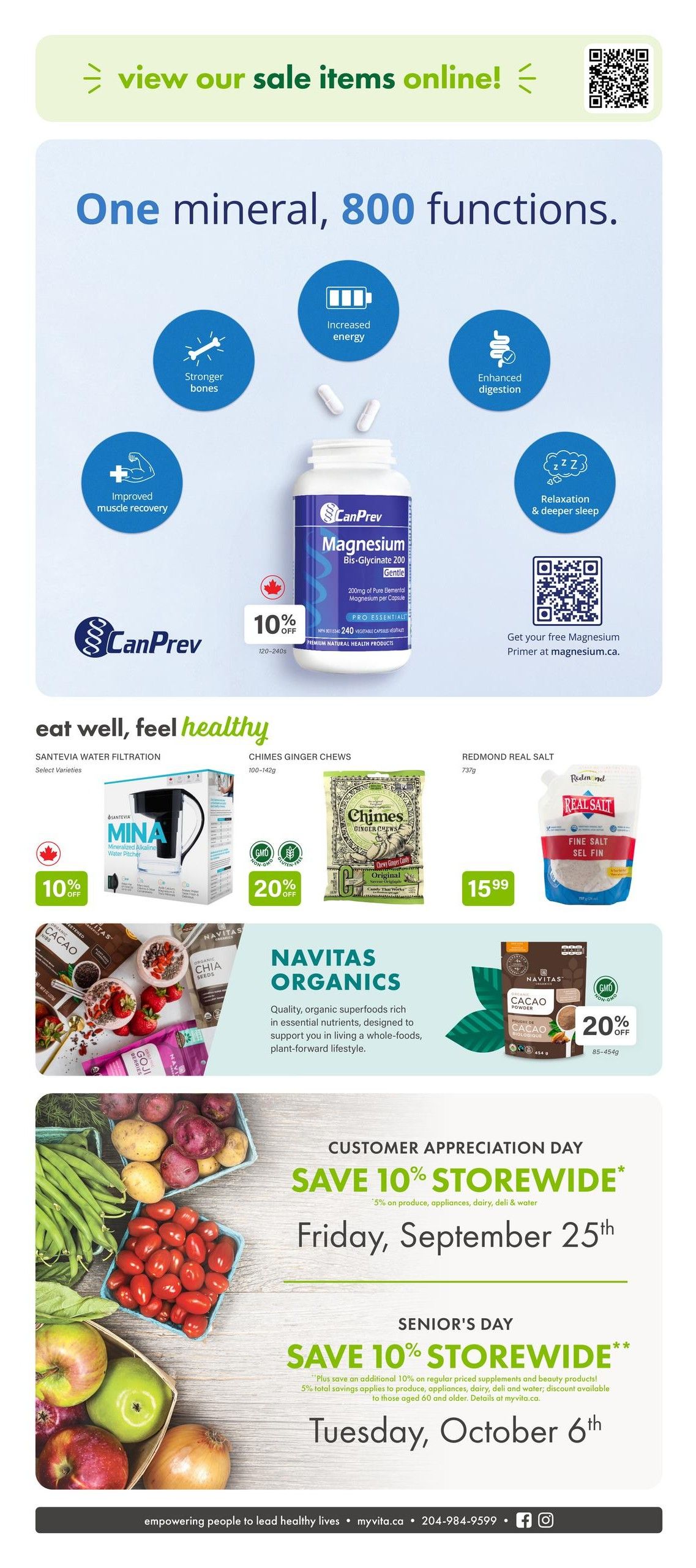 Vita Health Fresh Market Flyer September 3 to 23
