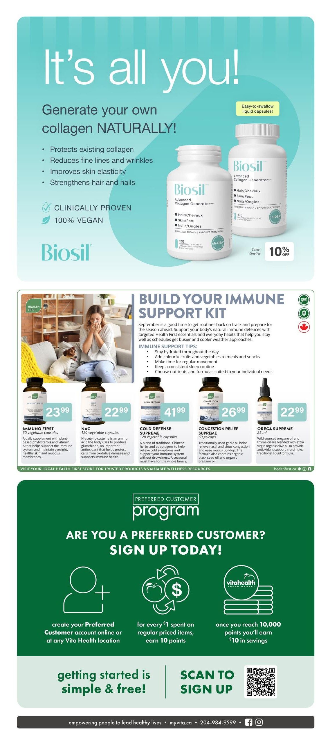 Vita Health Fresh Market Flyer September 3 to 23