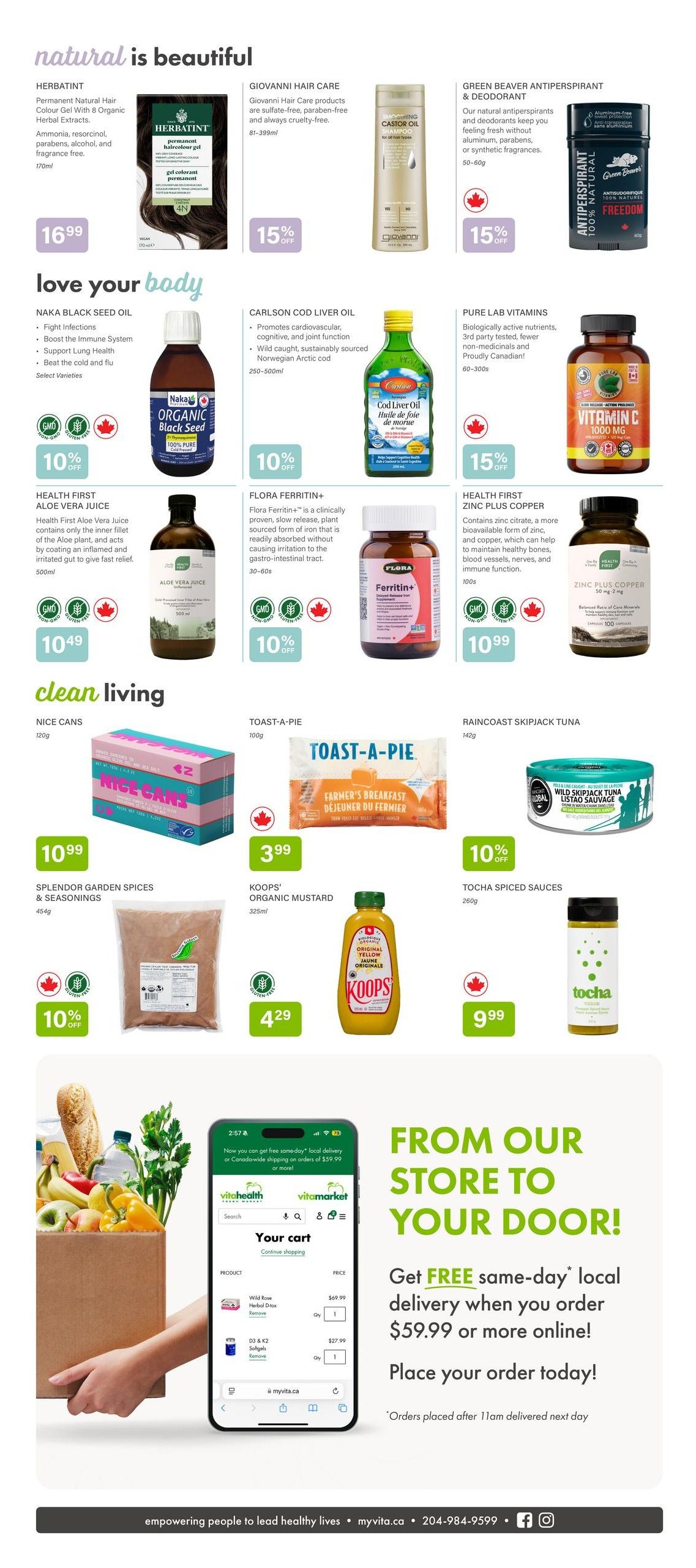 Vita Health Fresh Market Flyer September 3 to 23