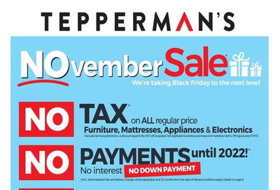 Tepperman's Flyer November 15 to 21