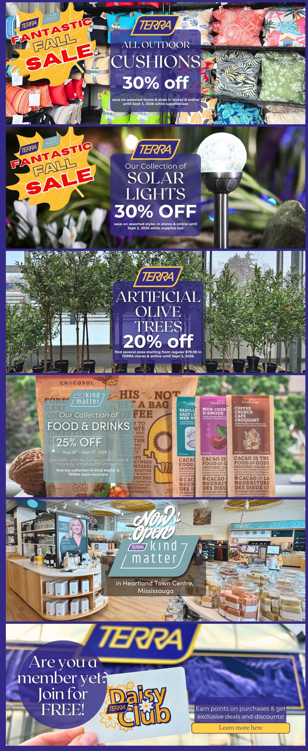 Terra Greenhouses Flyer September 4 to 10