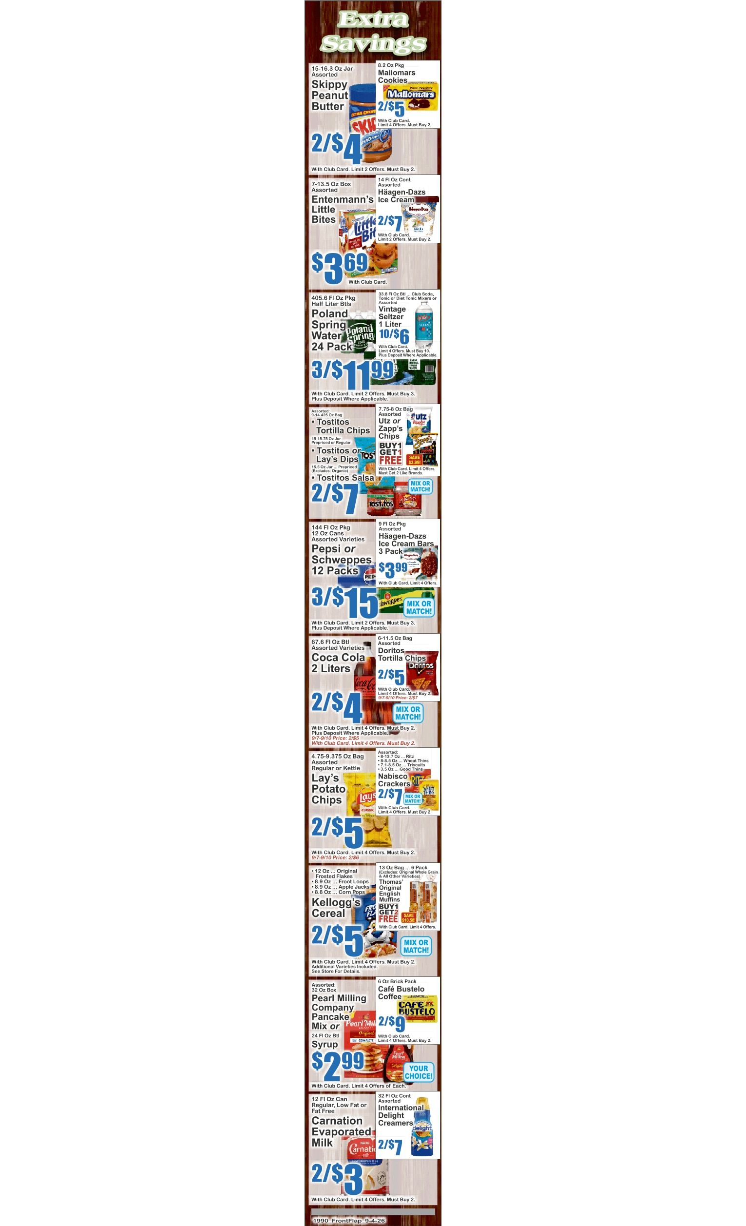 SuperFresh Supermarkets (Irvington, NJ) SuperFresh Weekly Ad September 4 - 10, 2026