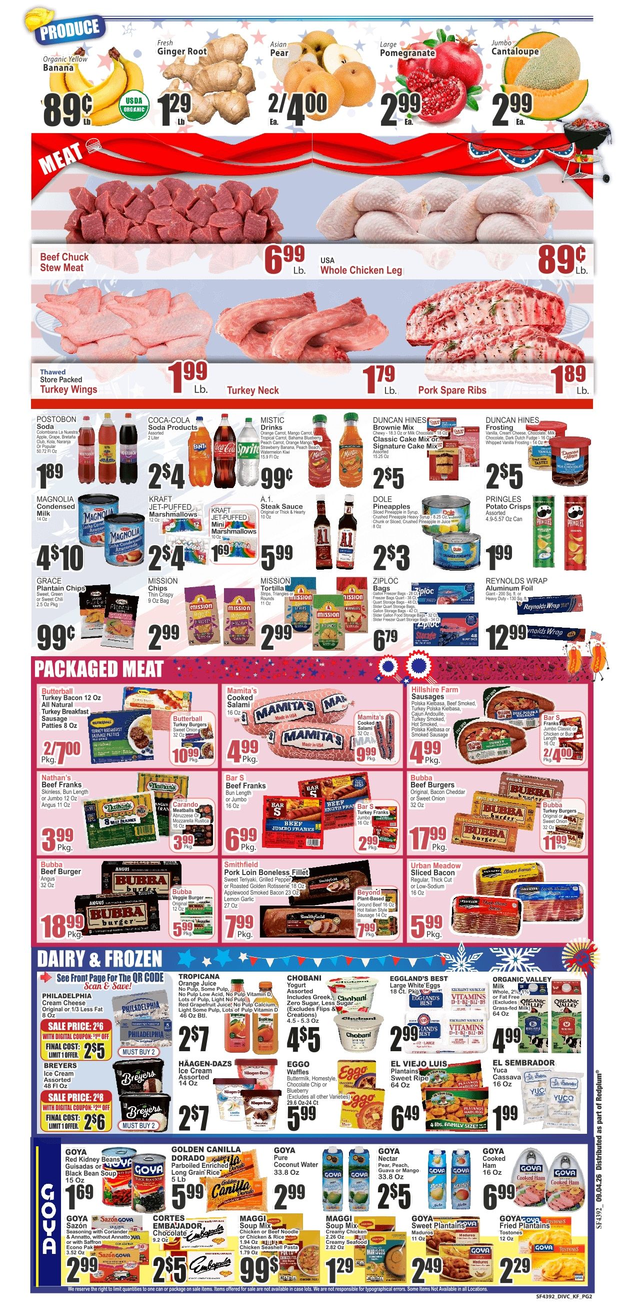 SuperFresh Supermarkets (Miami Gardens, FL) SuperFresh Weekly Ad September 4 - 10, 2026
