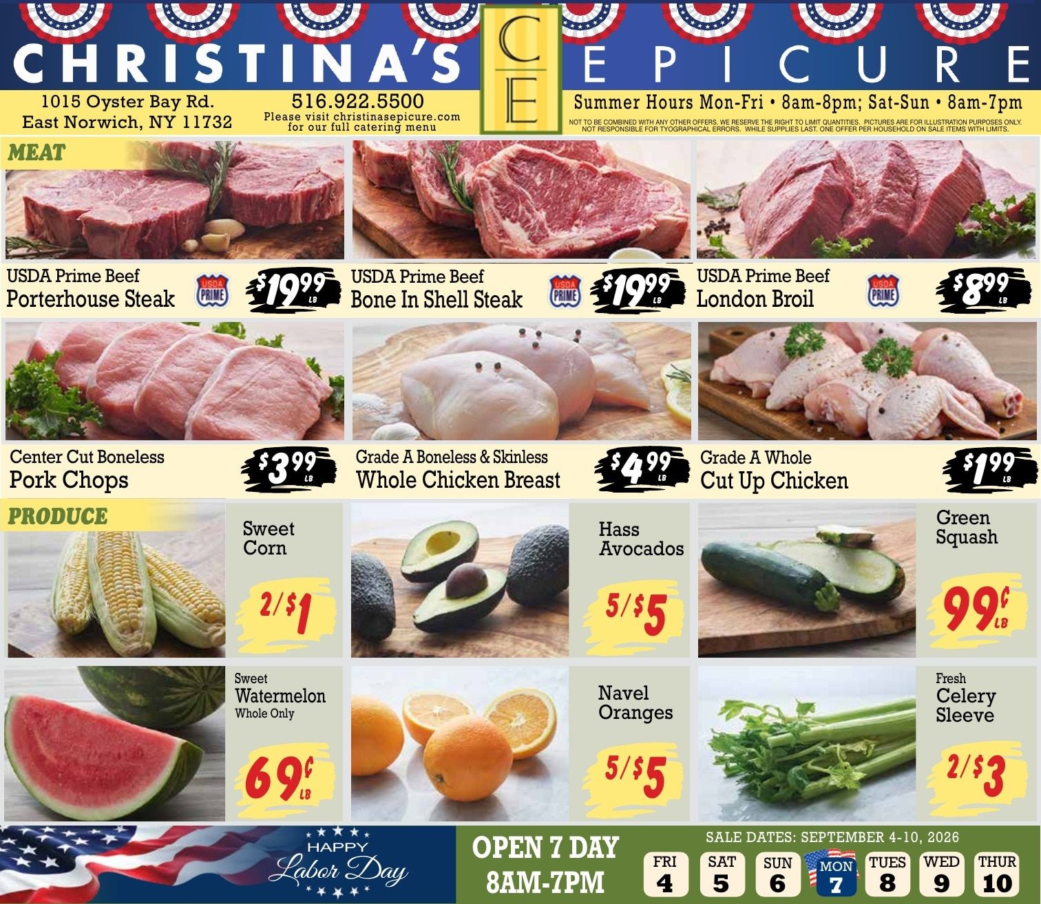Christina's Epicure Weekly Ad September 4 - 10, 2026