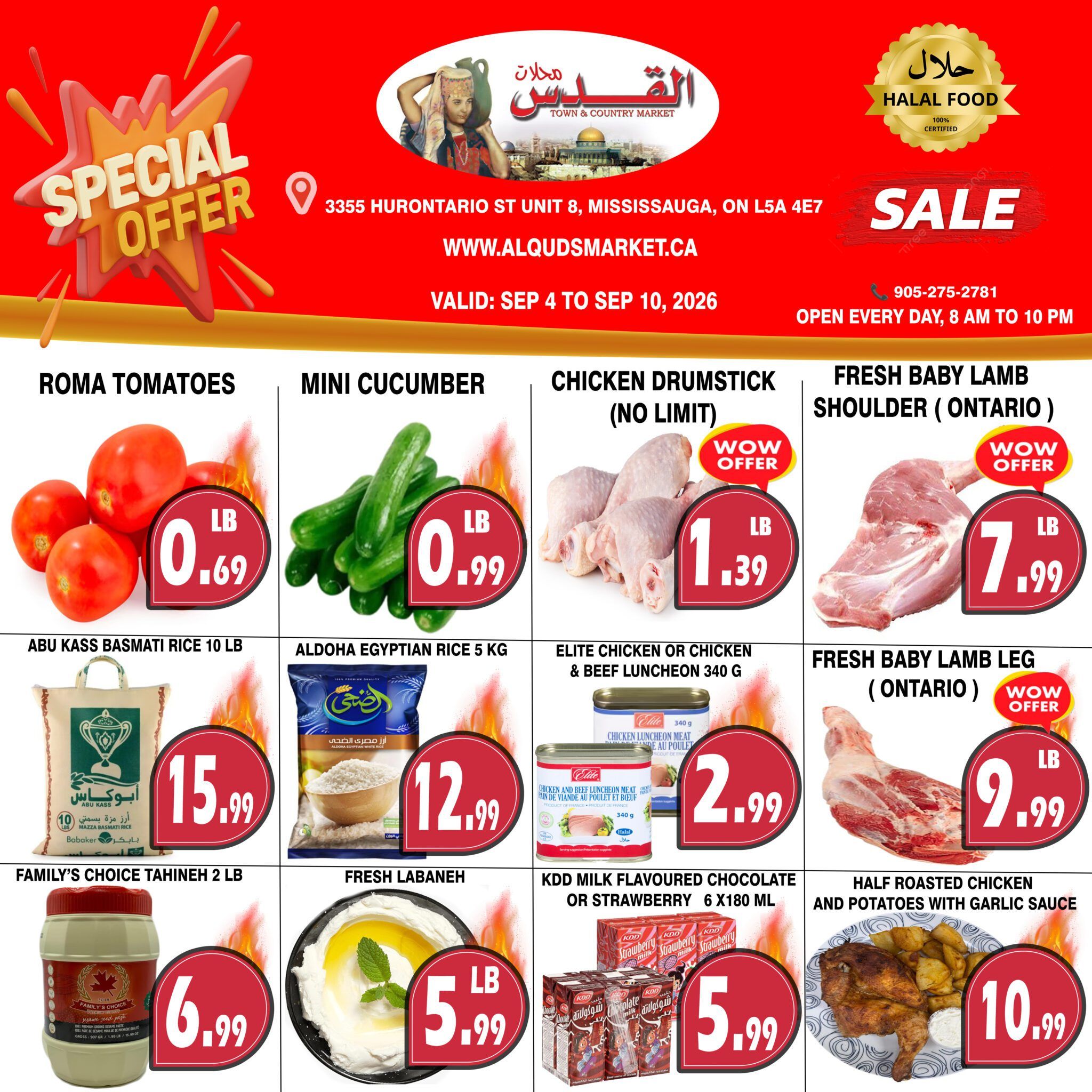 Al-Quds Supermarket Flyer September 4 to 10