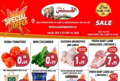 Al-Quds Supermarket Flyer September 4 to 10