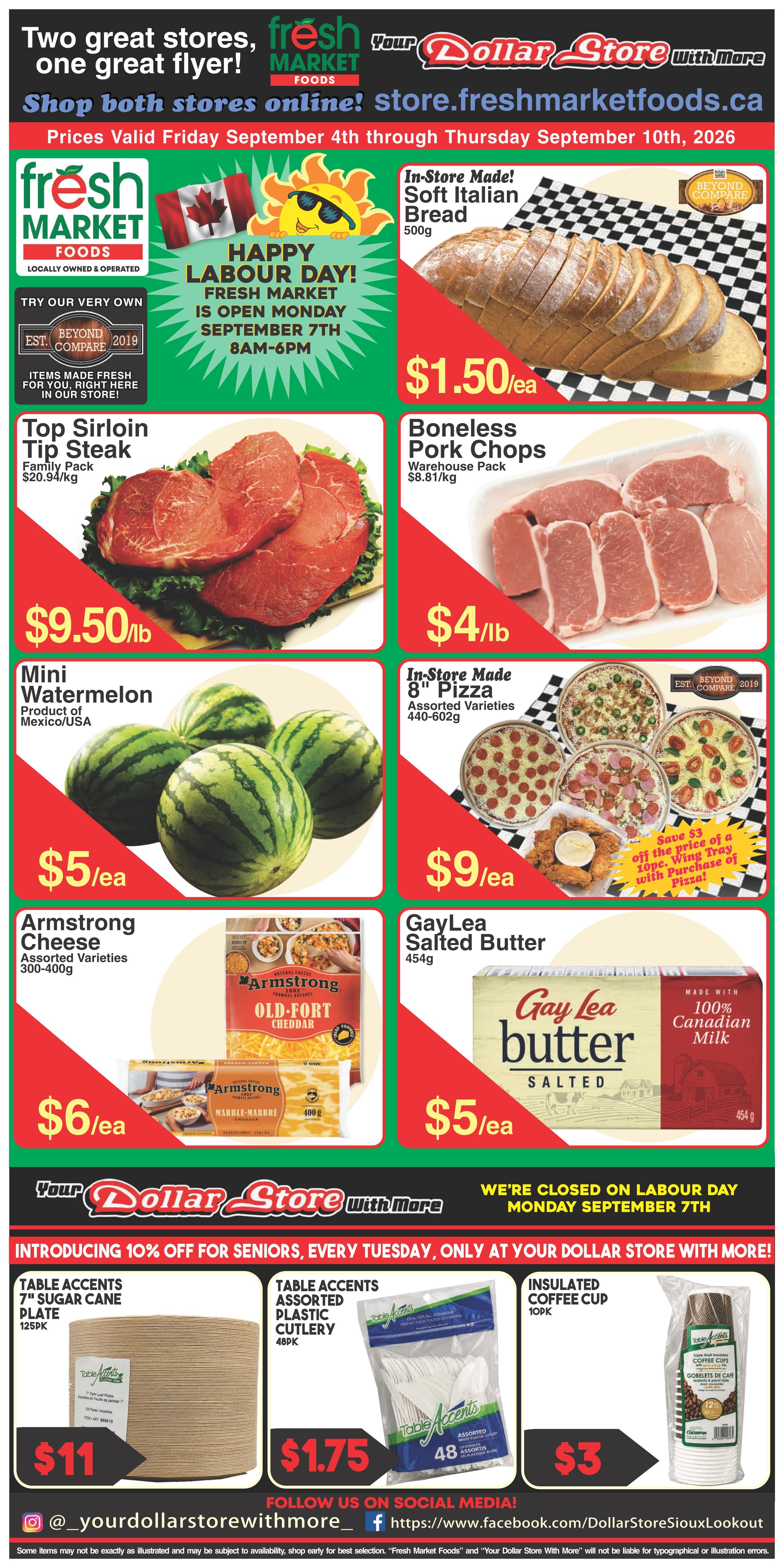 Fresh Market Foods Flyer September 4 to 10