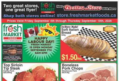 Fresh Market Foods Flyer September 4 to 10