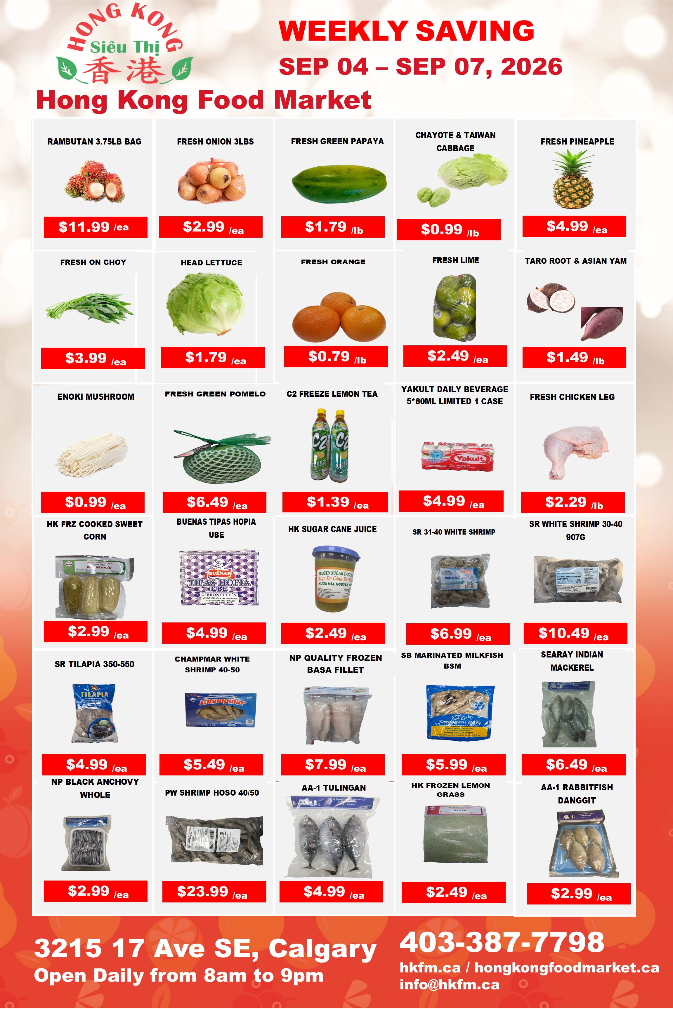 Hong Kong Food Market Flyer September 4 to 7
