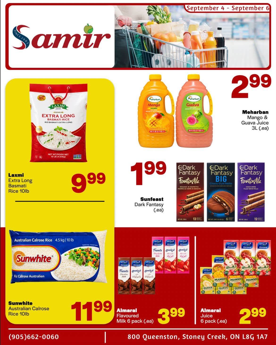 Samir Supermarket (Hamilton) Flyer September 4 to 6