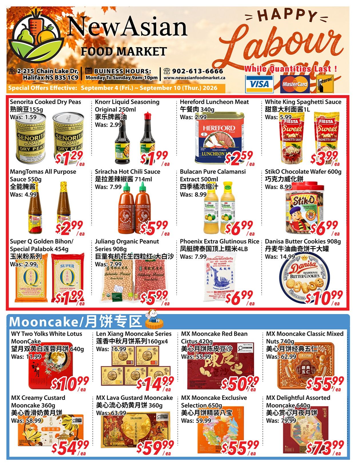 New Asian Food Market Flyer September 4 to 10