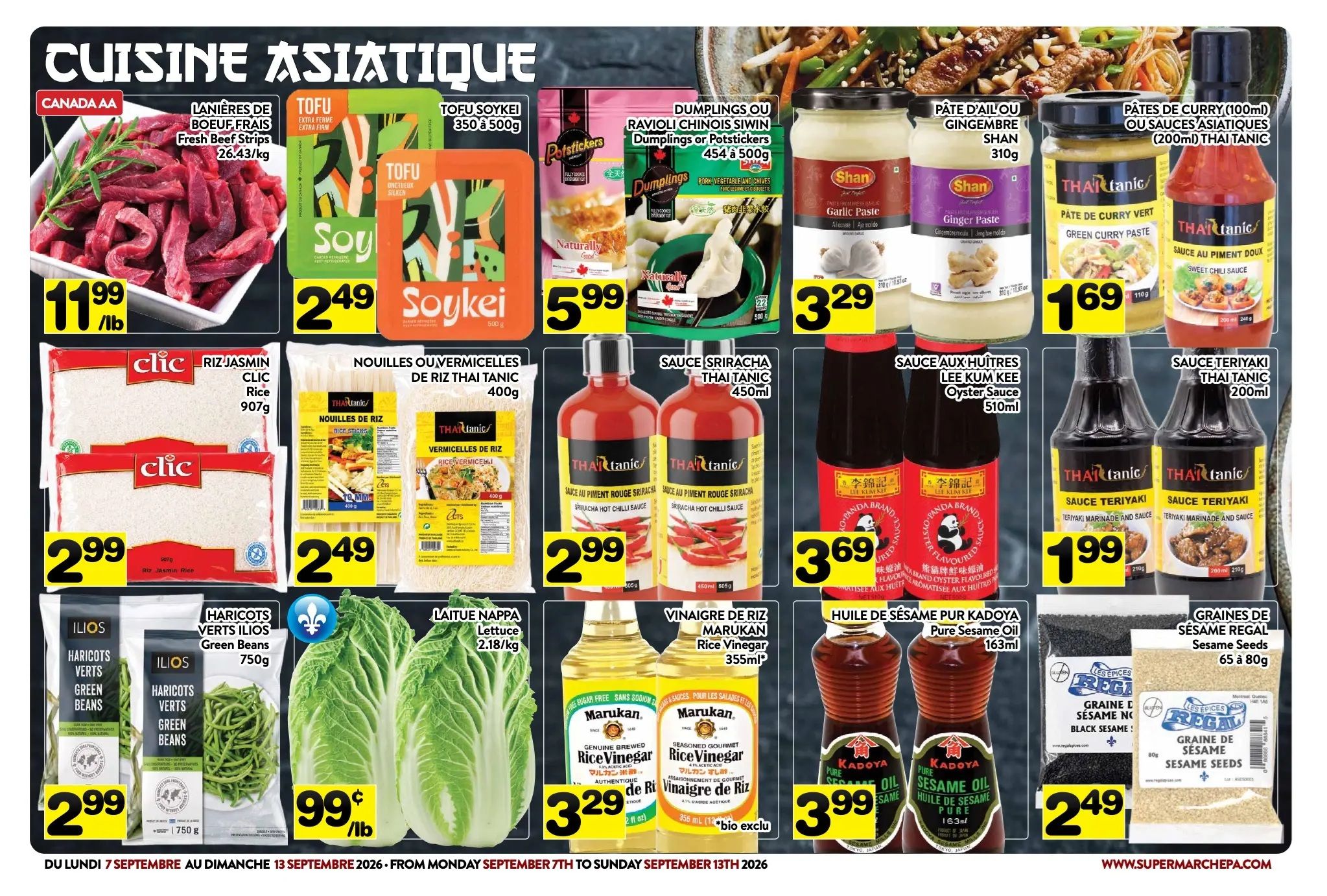 Supermarche PA Flyer September 7 to 13