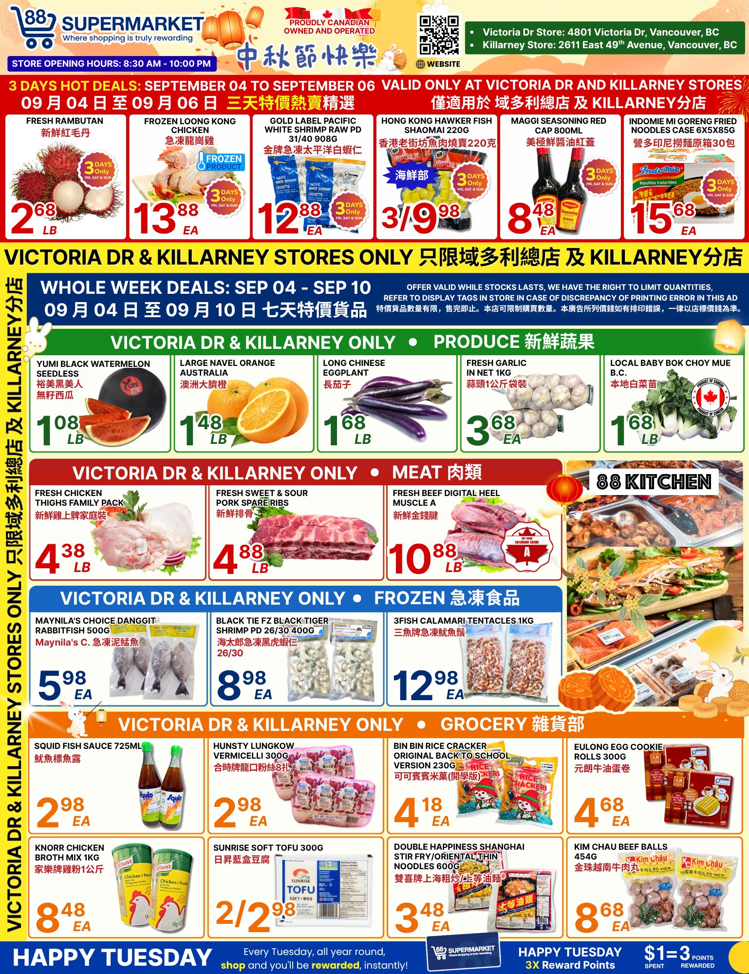 88 Supermarket Flyer September 4 to 10