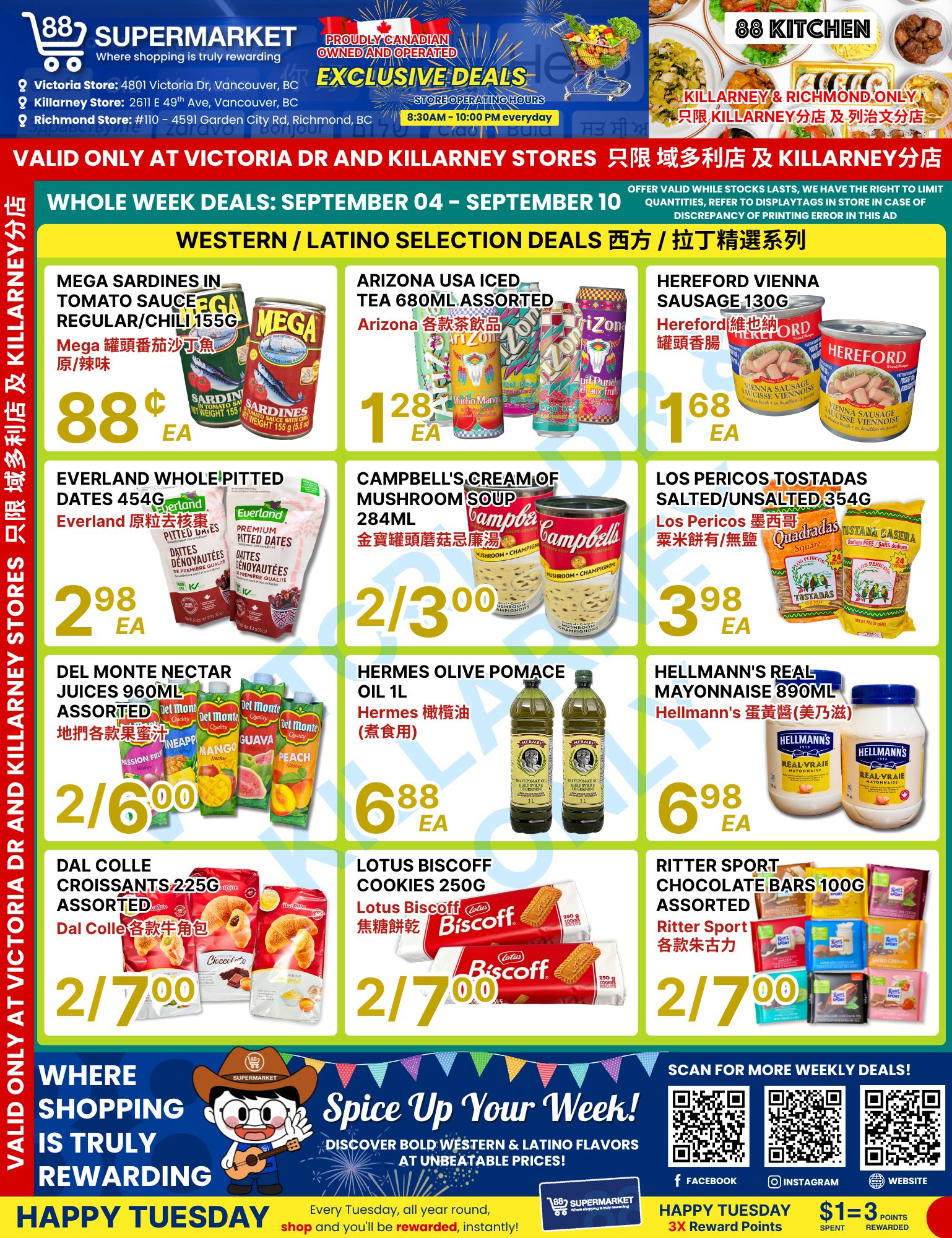 88 Supermarket Flyer September 4 to 10