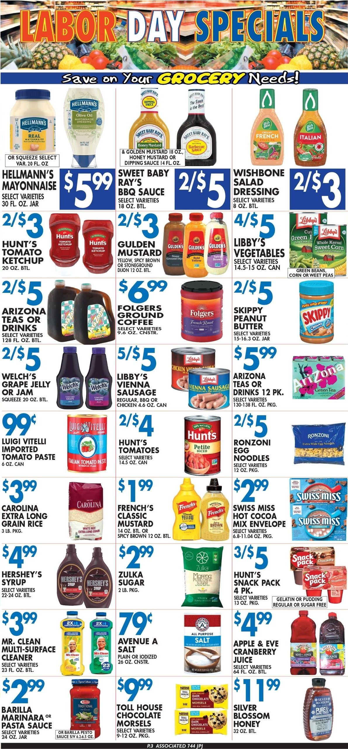 Associated Supermarkets (Bedford Area, NY) Weekly Ad September 4 - 10, 2026