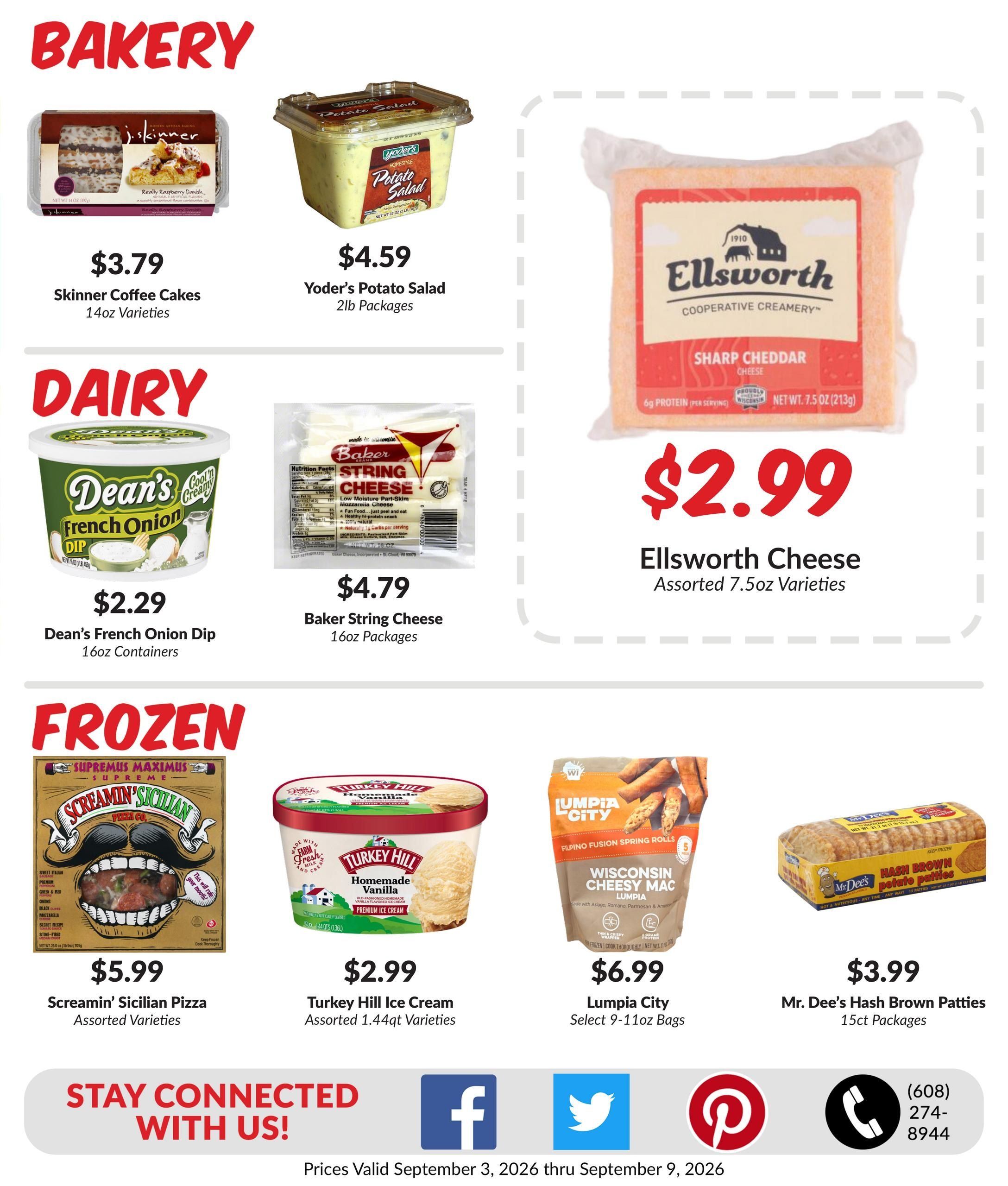 Woodman's Food Market (Cross Plains Area, WI) M1000 Weekly Weekly Ad September 3 - 9, 2026