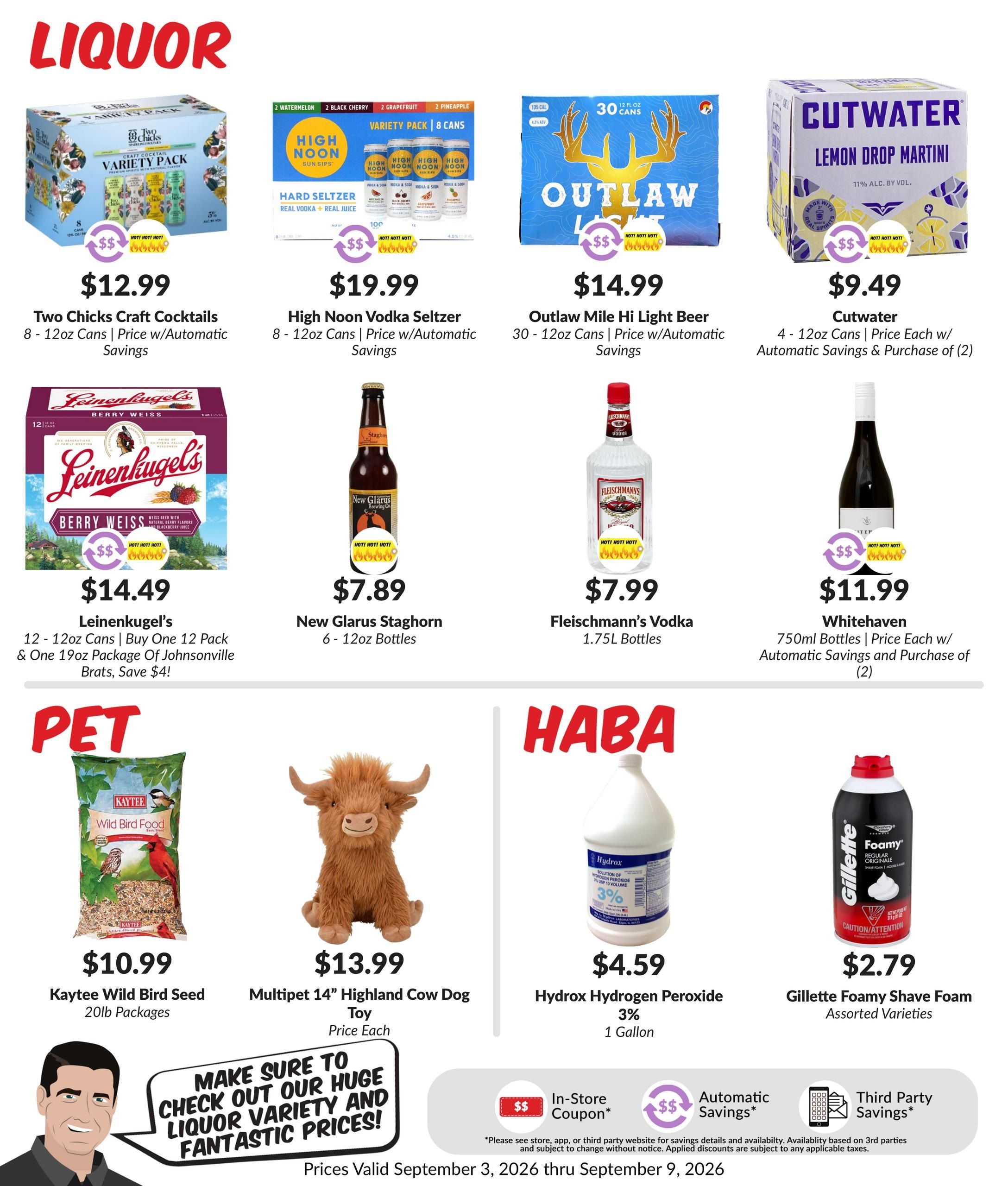 Woodman's Food Market (Cross Plains Area, WI) M1000 Weekly Weekly Ad September 3 - 9, 2026