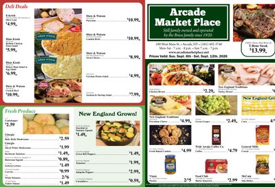 Arcade Market Place Weekly Ad September 6 - 12, 2026