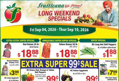 Fruiticana (Calgary) Flyer September 4 to 10